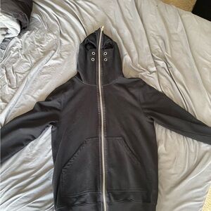 Rick Owen Full Zip Gimp Hoodie
